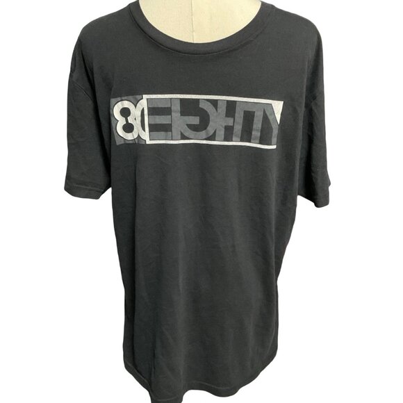 👔 5/$25 - Black Tee w/ Brand Logo - Picture 1 of 2